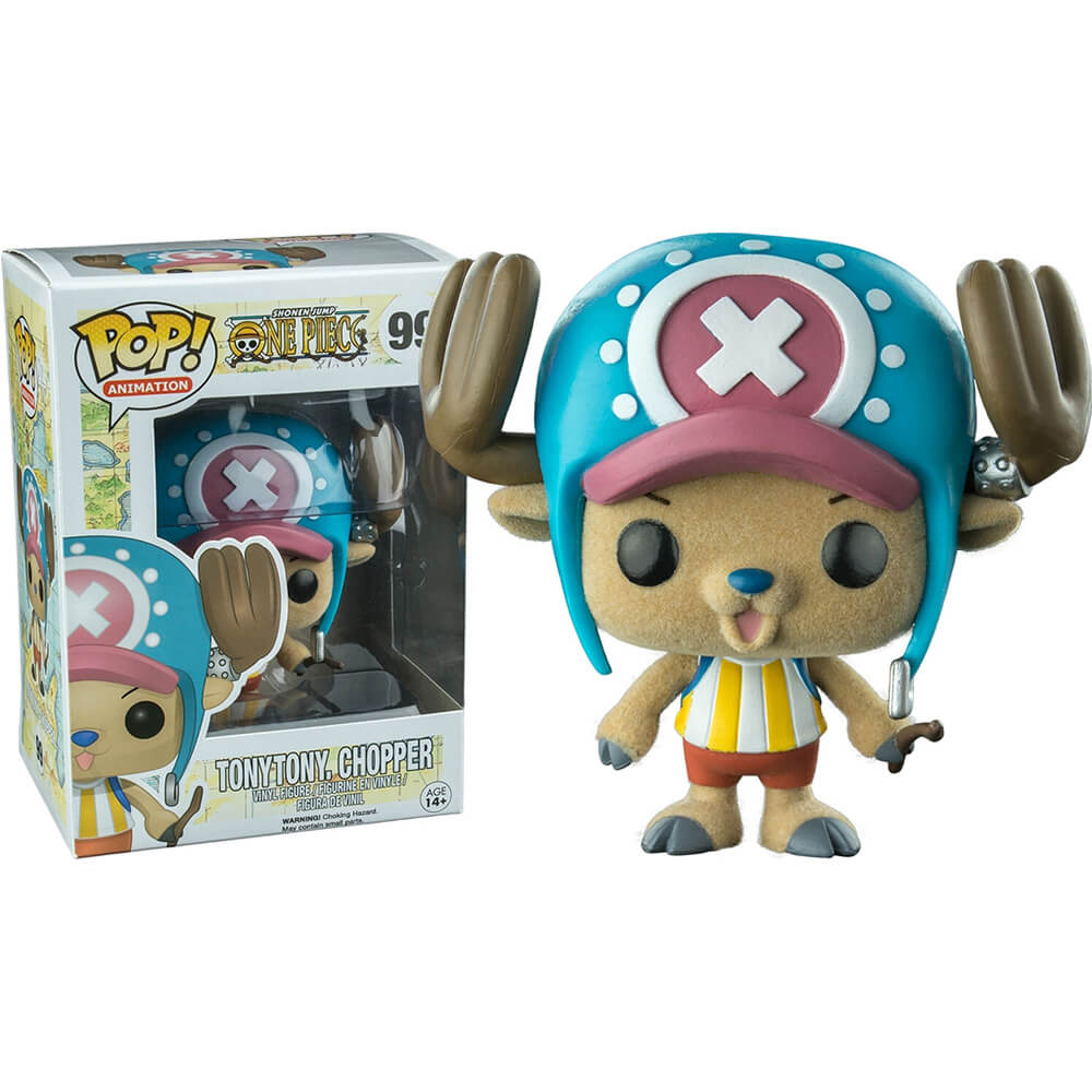 One Piece Tony Tony Chopper Flocked US Exclusive Pop! Vinyl