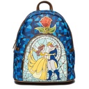 Beauty and the Beast Stain Glass US Exclusive Mini Backpack