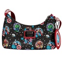 Marvel Comics Avengers Floral Tattoo Shoulder Bag