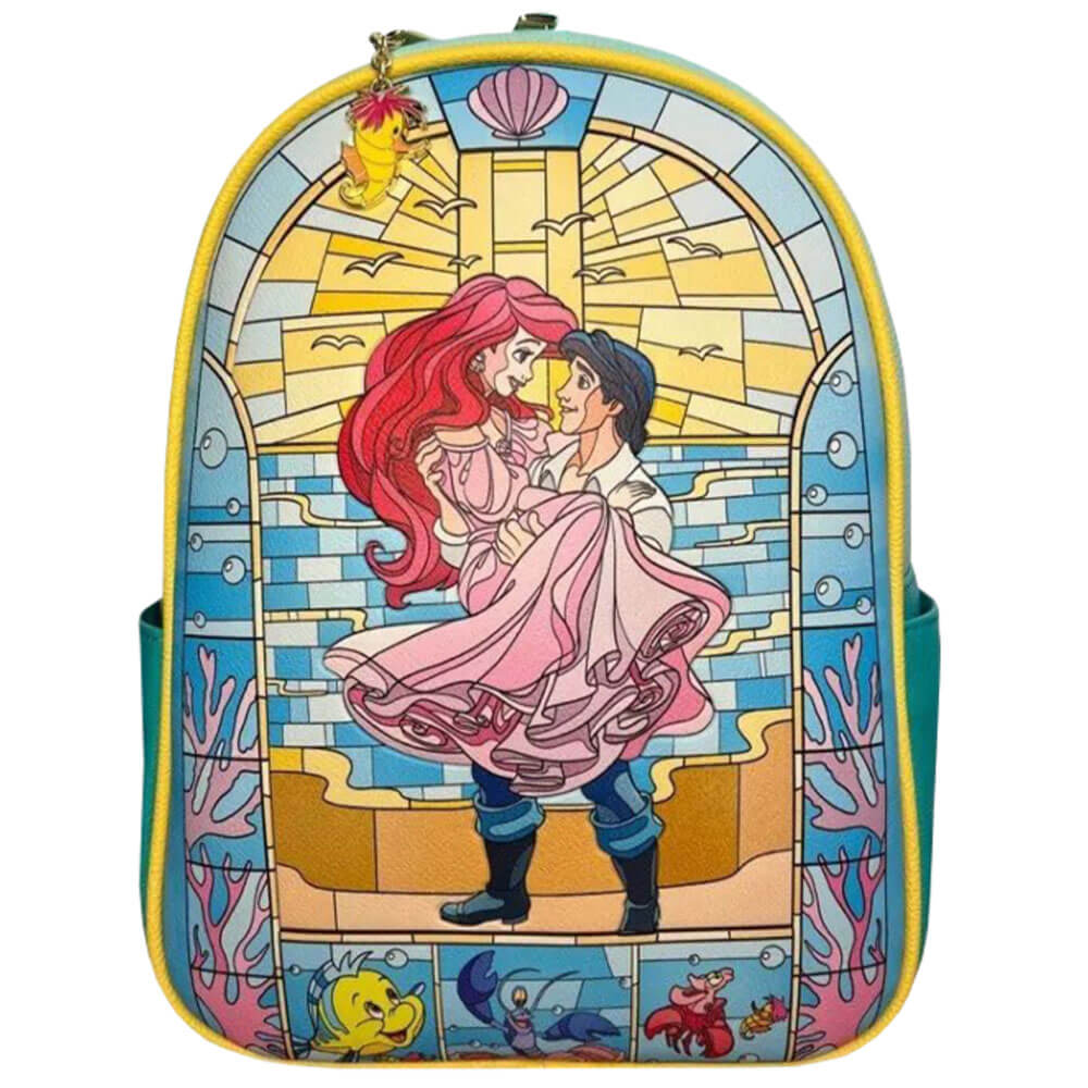 The Little Mermaid Stained Glass US Exclusive Mini Backpack