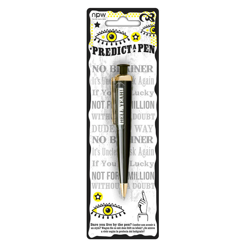NPW USA Predict-A-Pen Magical Pen 6" (Black)