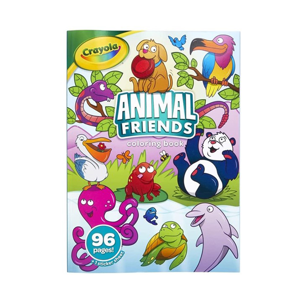 Crayola Animal Friends Colouring Book 96 Pages