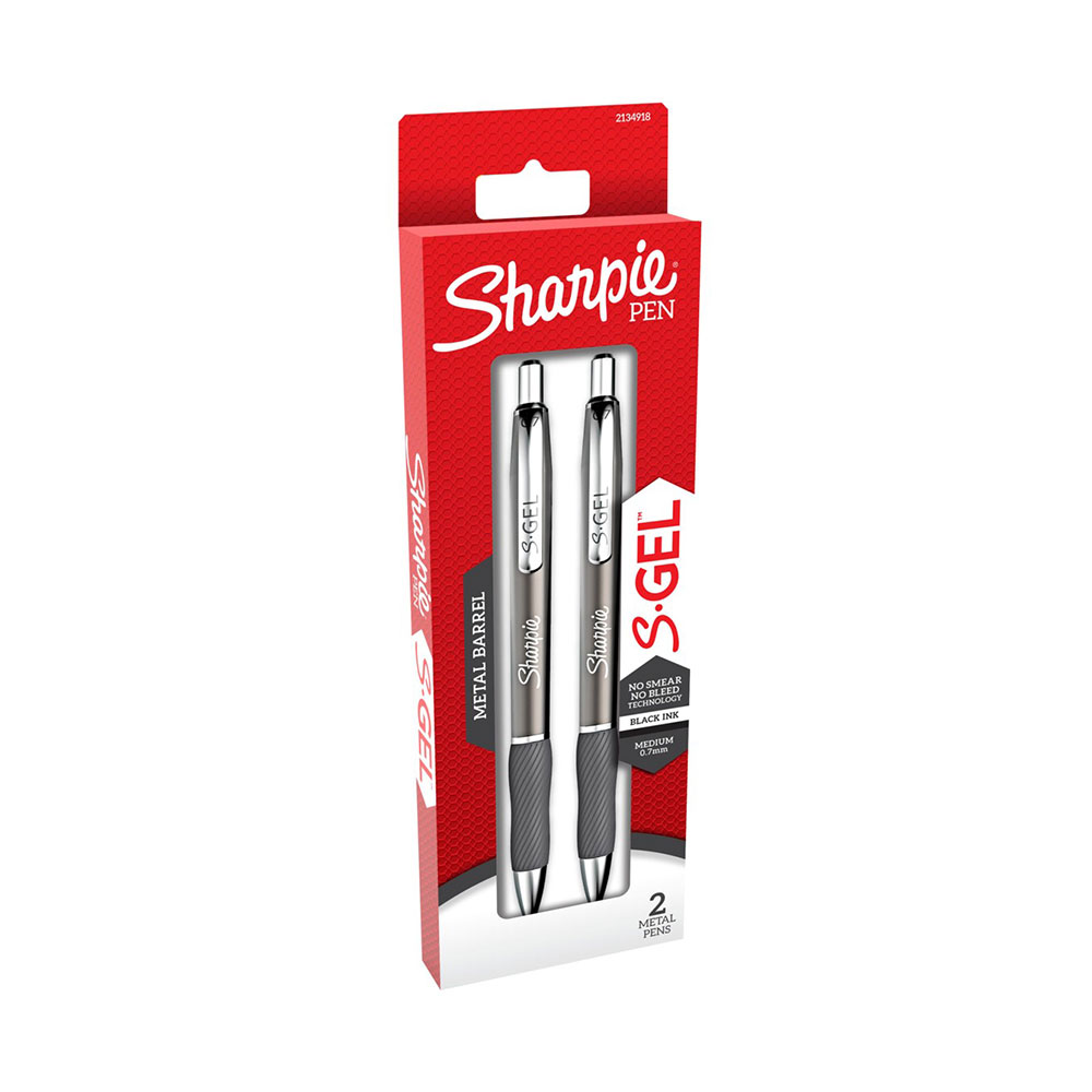 Sharpie 0.7mm Metal Barrel Gel Pen (Black)