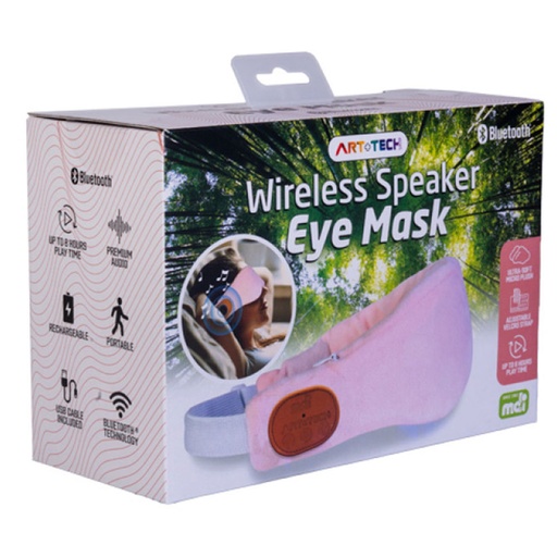 [MI23OIKN02] Wireless Speaker Eye Mask (Pink)