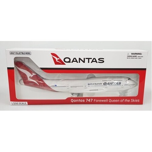 [HC3UYPZ01] Qantas B747-400 Queen of the Skies VH-OEJ 1/200 Scale Aircraft Model