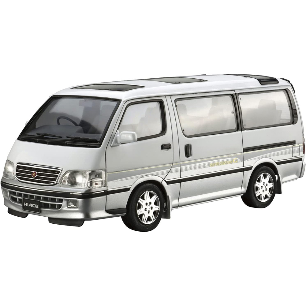 Toyota KZH100G Hiace Super Custom G '99 1/24 Scale Model