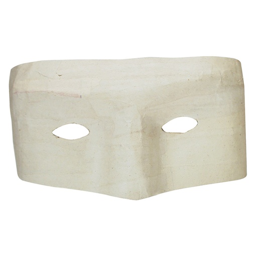 [EV1NFJK01] Papier Mache Half Face Mask