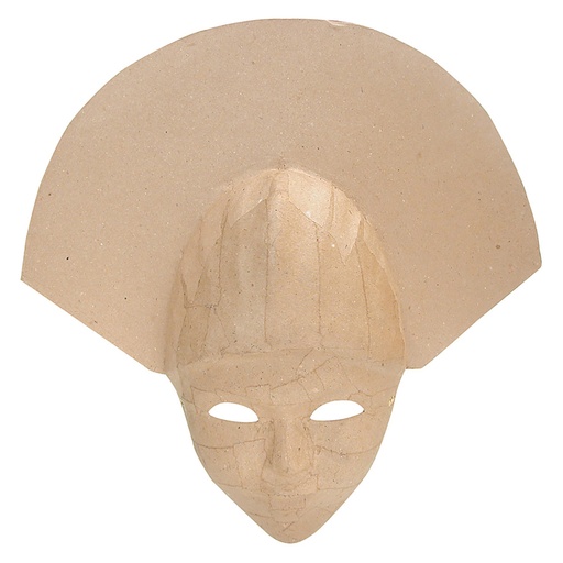 [EV1KCBB01] Papier Mache Headdress Face Mask