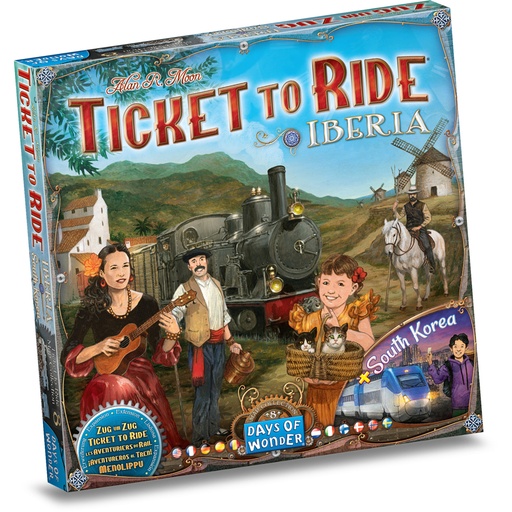 [VR11LIKF01] Ticket to Ride Map Collection Volume 8 Iberia & South Korea