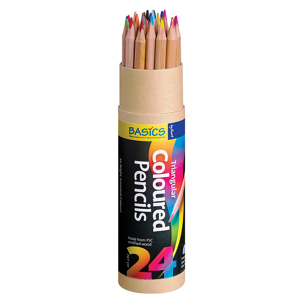 Basics Triangular Colour Pencils