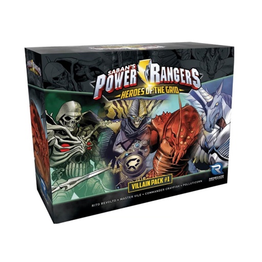 [VR1EWSK01] Power Rangers Heroes of the Grid Strategy Game Villain P1