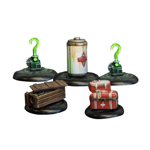 [VR1OGXE01] Batman Miniature Game Objective Game Marker Set I