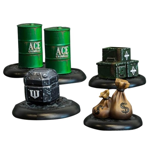 [VR1UQPT01] Batman Miniature Game Objective Game Marker Set II