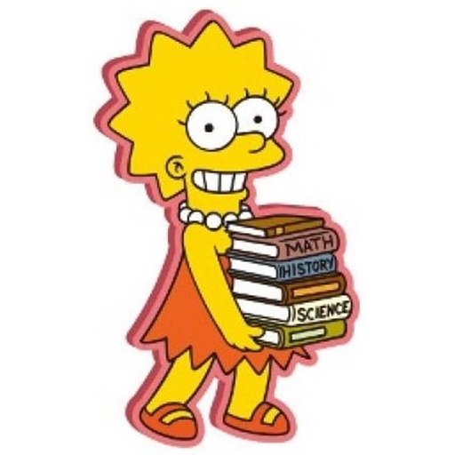 [VR1GTGV01] Magnet Soft Touch the Simpsons Lisa Simpson