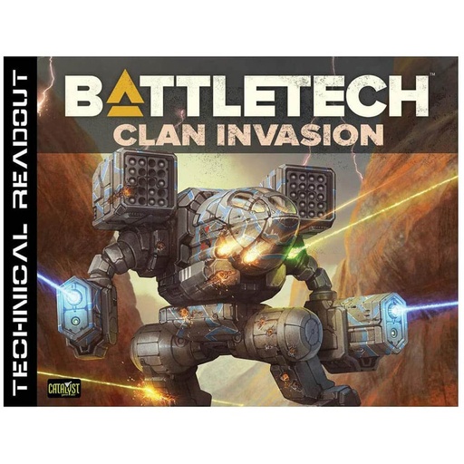 [VR1PGOW01] Battletech Technical Readout Clan Invasion Strategy Game