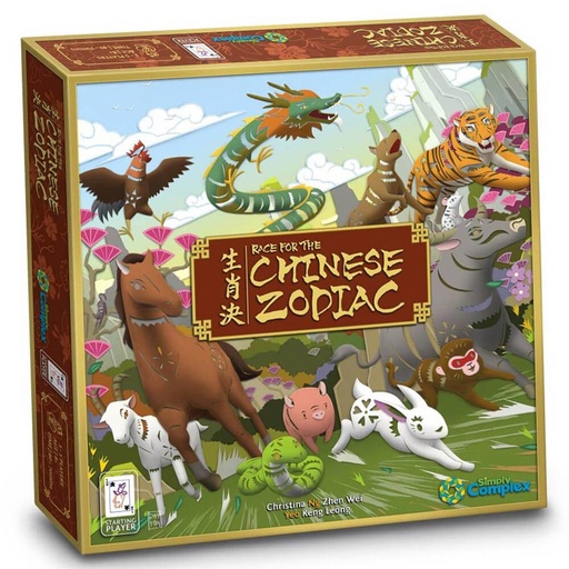 [VR1YTBE01] Race for the Chinese Zodiac Board Game