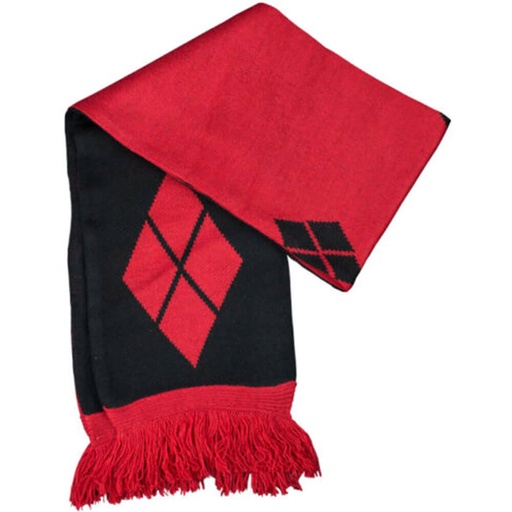 [IC1STCL01] Batman Harley Quinn Diamond Pattern Scarf