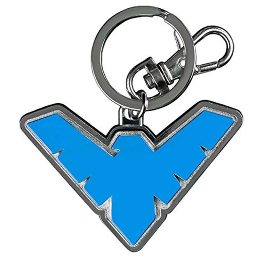 [IC1KWCH01] Batman Nightwing Logo Colour Enamel Keychain
