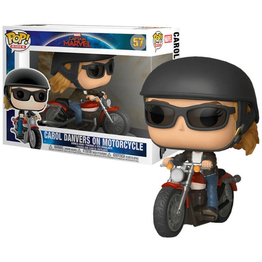[IC1RQHR01] Captain Marvel Carol Danvers on Bike Pop! Ride