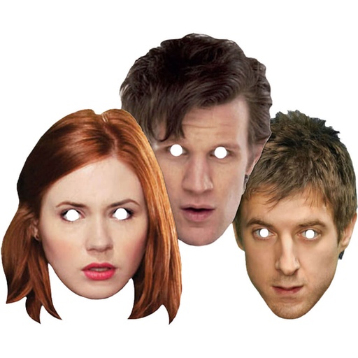 [IC3WDSM01] Doctor Who Companions Face Mask 3 Pk