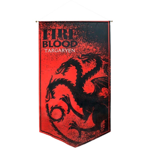 [IC3LUML01] Game of Thrones Targaryan Satin Banner