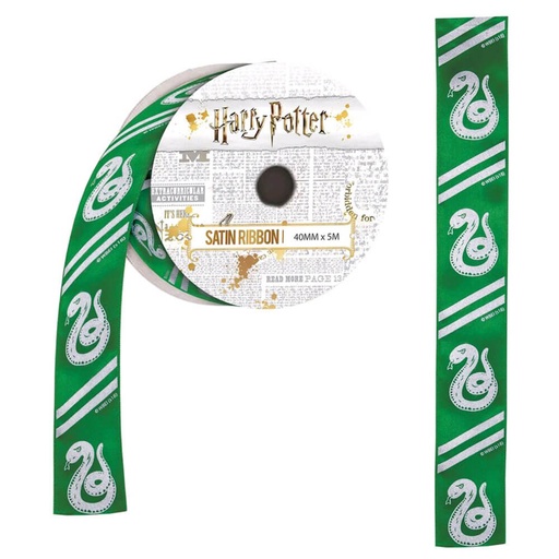[IC3RGGP01] Harry Potter Slytherin Satin Ribbon (5 metres)