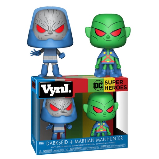 [IC1RDXU01] Justice League Martian Manhunter, Darkseid Vynl.