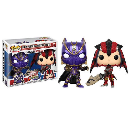 [IC1VXRK01] Marvel v Capcom Inf Black Panther & Monster Hunter Pop 2Pk 1