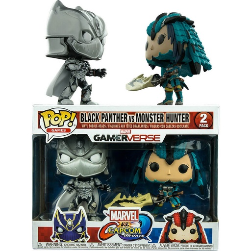 [IC1WELG01] Marvel v Capcom Inf Black Panther & Monster Hunter Pop 2Pk 2