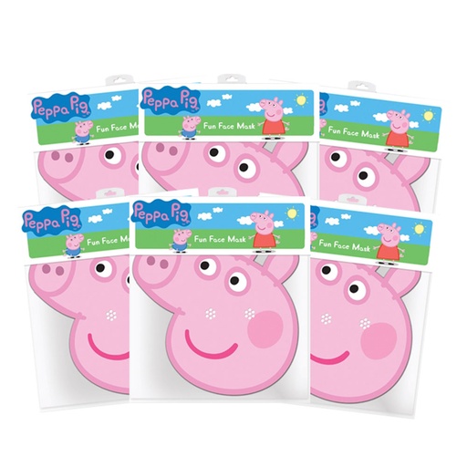[IC1FPSW01] Peppa Pig Cardboard Masks 6 Pk