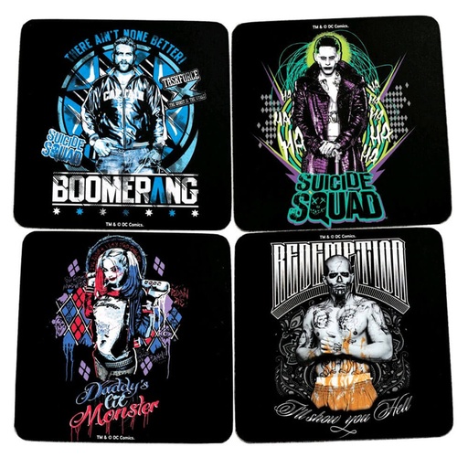 [IC1TAMZ01] Suicide Squad Coaster Set of 4