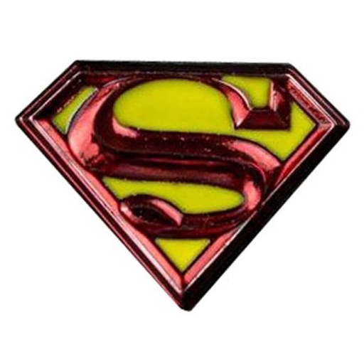 [IC1LXUI01] Superman Logo Colour Enamel Lapel Pin