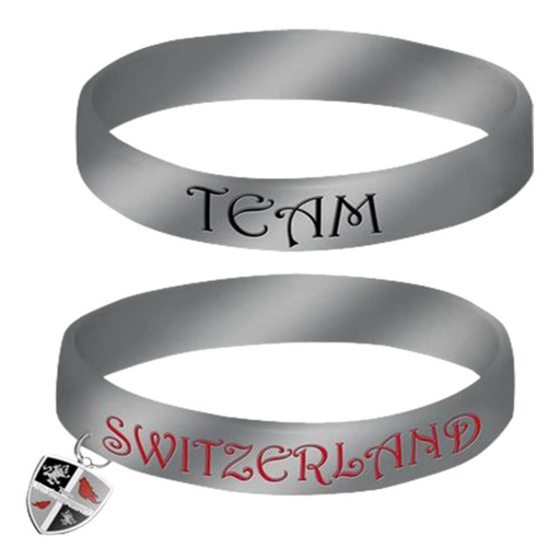 [IC1IPRD01] Twilight Saga Eclipse Jewellery Rubber Bracelets TS Shield