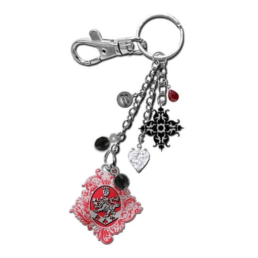 [IC1OZHF01] Twilight Eclipse Keyring/Bag Clip Cullen Crest w/ Filigr