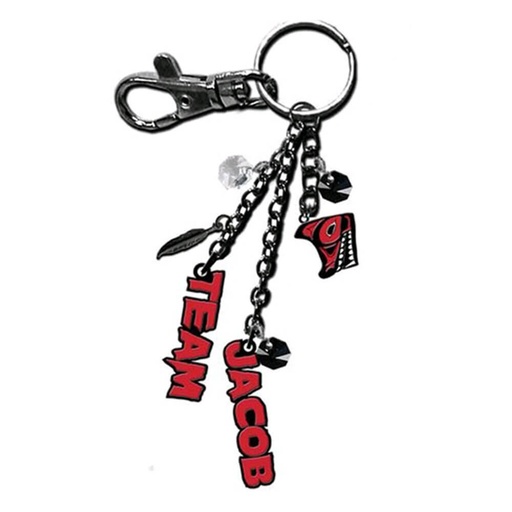[IC1LNWR01] The Twilight Saga Eclipse Keyring/Bag Clip (Team Jacob)