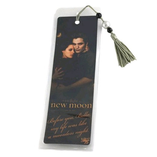 [IC1UJWW01] Twilight New Moon Bookmark Moonless Quote (Edward & Bella)