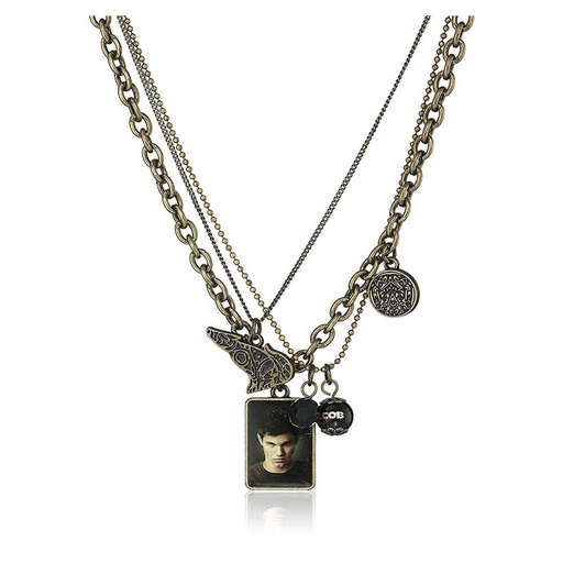 [IC1WGZU01] Twilight New Moon Jewellery Charm Necklace Trip Chn (Jacob)