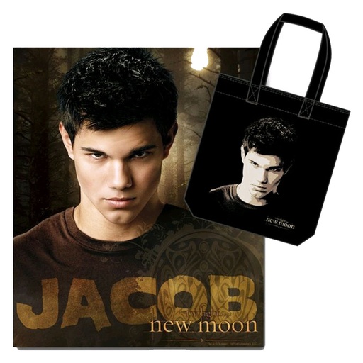 [IC1FBQH01] The Twilight Saga New Moon Tote & Fleece 2 Pk Jacob Tattoo