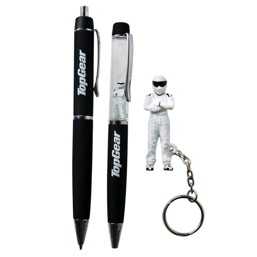 [IC1CKZI01] Top Gear Pen, Pencil & Keyring Gift Set