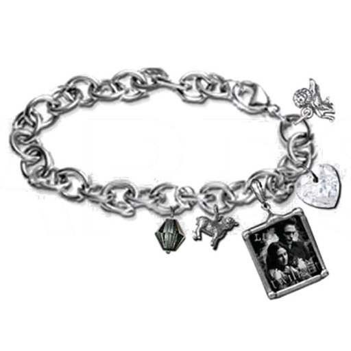 [IC1PLVB01] Twilight Jewellery Charm Bracelet (Edward & Bella)