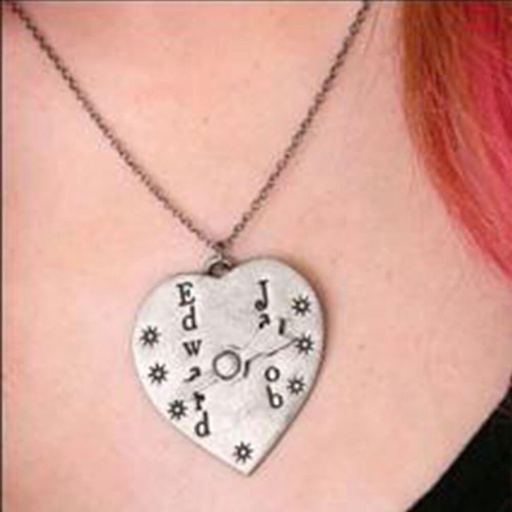 [IC1ASXM01] Twilight Jewellery Heart Arrow Necklace