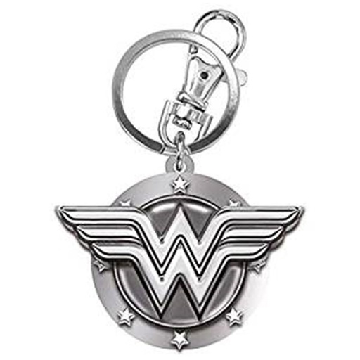 [IC1DXOQ01] Wonder Woman Logo Pewter Keychain