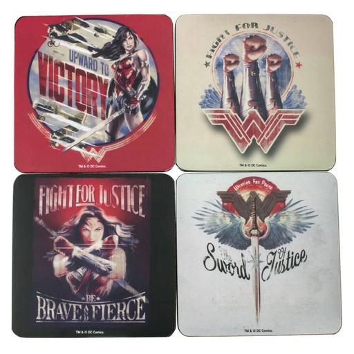 [IC1TSXQ01] Wonder Woman Movie Coaster Set