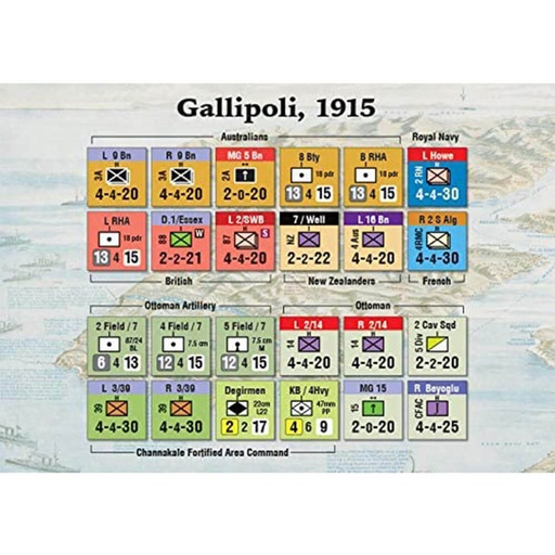 [VR1SOHH01] Gallipoli 1915 Churchills Greatest Gamble Board Game