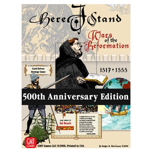 [VR1TTWL01] Here I Stand Board Game (500th Anniversary Edition)