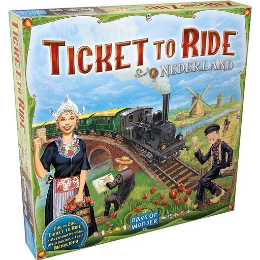 [VR2LSJD01] Ticket to Ride Map Collection 4 Nederland Board Game