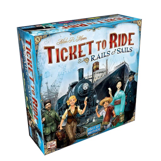 [VR2RDLS01] Ticket to Ride Rails & Sails Board Game