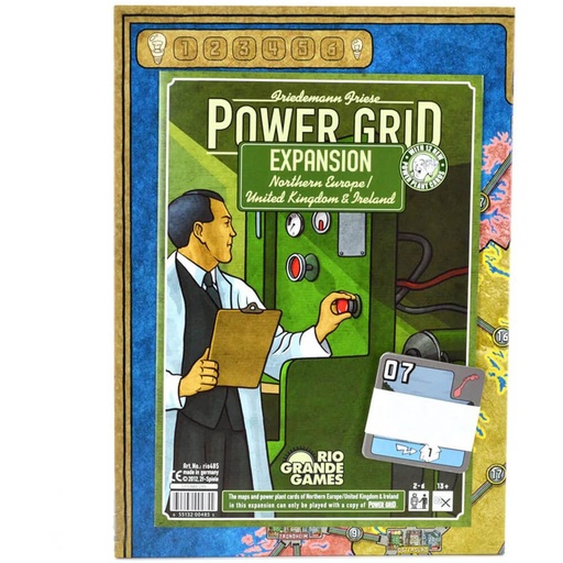 [VR2USSP01] Power Grid Northern Europe/UK Board Game