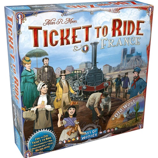 [VR2BQDJ01] Ticket to Ride France & Old West Map Collection (Volume 6)
