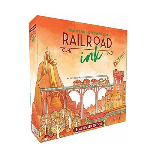 [VR2BZZA01] Railroad Ink Blazing Red Edition Board Game